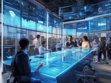 高级商务动态图片，数据驱动的视觉解决方案