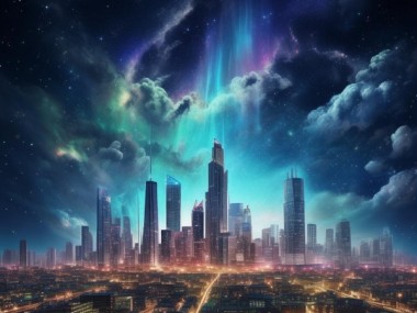 商务星空，视觉盛宴，成就未来